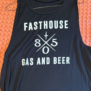 Fasthouse Black Graphic Tank Top